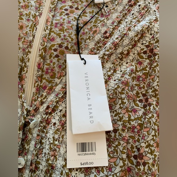 Veronica Beard dress mini lace floral NWT sz 14 “Addilyn” style# 2203CO2… - Picture 11 of 12